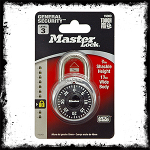 Master Lock 1500D Dial Combination Padlock Pack قفل گاوصندوقی مسترلاک