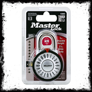 Master Lock 1588D Dial Combination Padlock Pack قفل گاوصندوقی ذره بینی مسترلاک