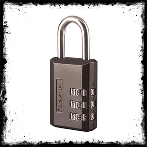 Master Lock 647D 3 Digit Combination Padlock قفل مسترلاک ۳ رقمی