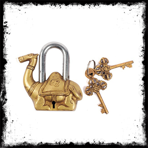 Camel Shaped Keyed Padlock قفل کلیدی شکل شتر