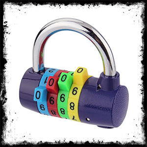4 Digit Combination Color Padlock قفل ۴ عددی رنگی  