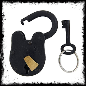 Old Antique Vintage Keyed Padlock قفل کلیدی طرح آنتیک قدیمی