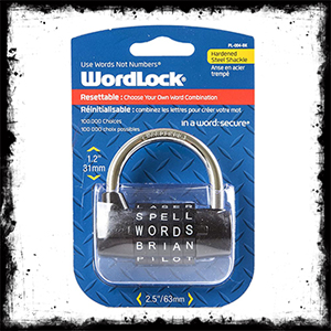 WordLock 5 Letter PL-002 Pack قفل حروفی افقی وردلاک