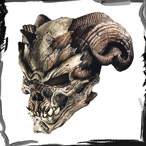 Rubie's Cave Demon Halloween Mask ماسک ترسناک دیو لاتکس اورجینال