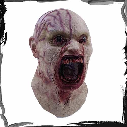 Ghoulish Productions Infected Zombie Halloween Mask ماسک ترسناک زامبی لاتکس اورجینال مکزیک 