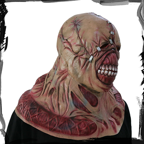 Resident Evil Nemesis Latex Halloween Mask ماسک ترسناک نمسیس رزیدنت ایول لاتکس