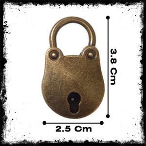 Kathson Vintage Antique Keyed Padlock Dimensions مشخصات قفل کلیدی کوچک طرح آنتیک 