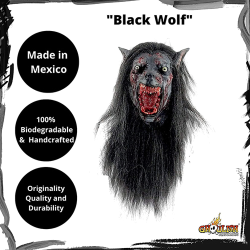 Ghoulish Productions Werewolf Halloween Mask ماسک ترسناک گرگینه لاتکس اورجینال مکزیک 
