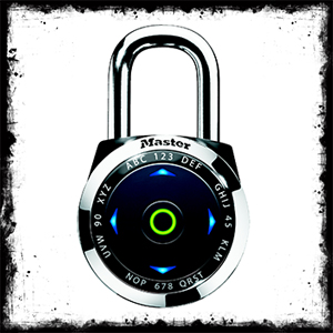 Master Lock 1500eDBX Digital Speed Dial Padlock  قفل جهتی برقی دیجیتال مسترلاک