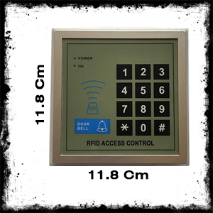 RFID Keypad Electronic Door Lock Access Control System Dimensions مشخصات درب بازکن کارتی رمزی آراف آیدی  