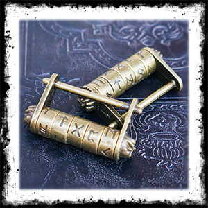 Bossi Magical Runes Padlock قفل الفبای رونیک طرح آنتیک