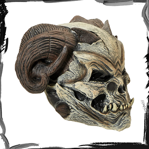 Rubie's Cave Demon Halloween Mask ماسک ترسناک دیو لاتکس اورجینال