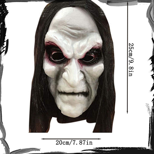 MUTZO Ghost Halloween Mask Dimensions مشخصات ماسک ترسناک روح لاتکس