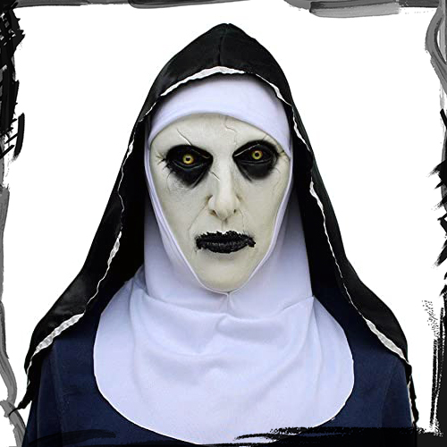 Miminuo The Nun Halloween Mask Valac ماسک ترسناک راهبه والاک لاتکس