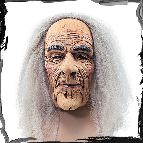 Bristol Novelty Creepy Old Man Halloween Mask ماسک ترسناک پیرمرد لاتکس 