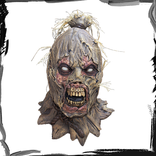 Ghoulish Productions Scarecrow Halloween Mask ماسک ترسناک مترسک لاتکس اورجینال مکزیک 