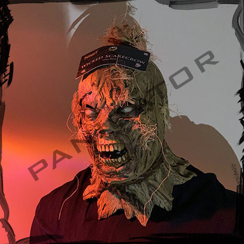 Ghoulish Productions Scarecrow Scary Halloween Mask ماسک ترسناک مترسک هالووین لاتکس اورجینال مکزیک 