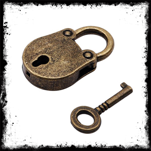 Kathson Vintage Antique Keyed Padlock قفل کلیدی کوچک طرح آنتیک 