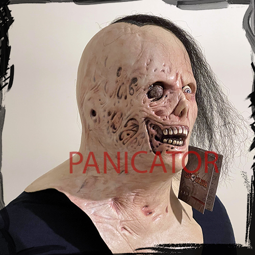 Ghoulish Productions Burnt Horror Mask Scary Creepy Escape Room Halloween Mask ماسک ترسناک لاتکسی اتاق فرار اسکیپ روم هالووین مرد سوخته