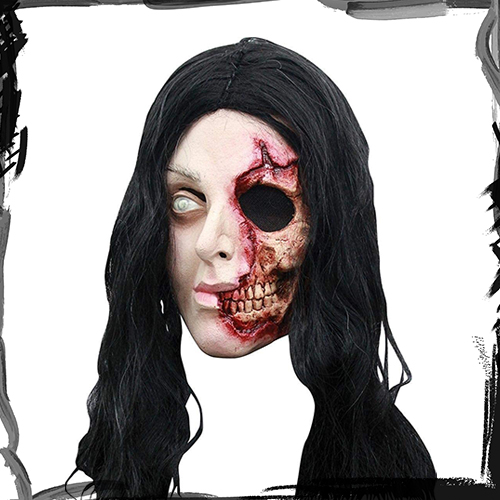 Ghoulish Productions Pretty Woman Scary Creepy Mask Halloween ماسک ترسناک لاتکسی زن زیبا اتاق فرار اسکیپ روم هالووین