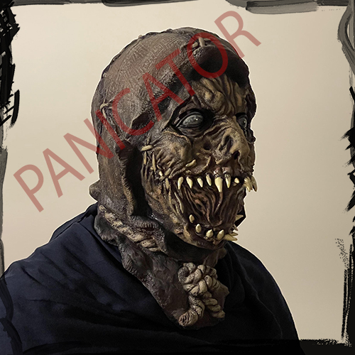 Ghoulish Productions Dark Scarecrow Scary Creepy Mask Halloween ماسک ترسناک لاتکسی مترسک اتاق فرار اسکیپ روم هالووین