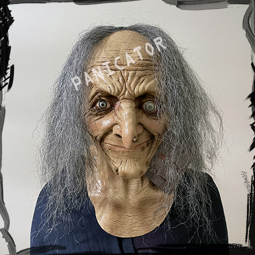 Ghoulish Productions Hagatha Halloween Mask ماسک ترسناک جادوگر لاتکس اورجینال مکزیک 