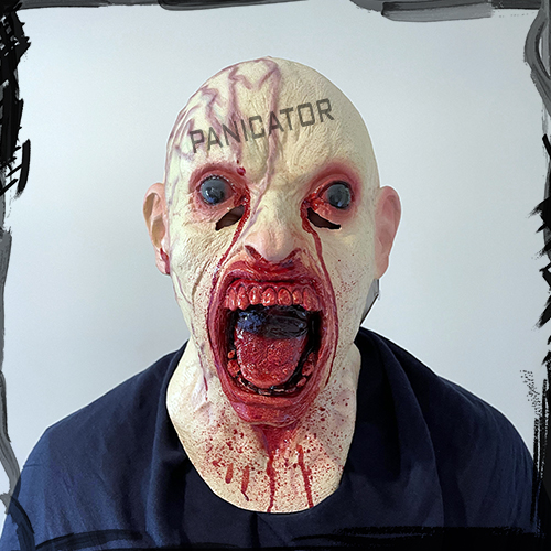 Ghoulish Productions Infected Scary Creepy Mask Halloween ماسک ترسناک لاتکسی زامبی اتاق فرار اسکیپ روم هالووین