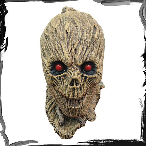 Ghoulish Productions  Shrunken Scarecrow Scary Halloween Mask Halloween Scary Mask ماسک ترسناک مترسک لاتکس اورجینال مکزیک 