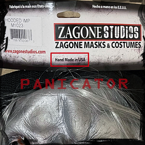 Zagone Sudios Hooded Space Imp Alein Mask ماسک ترسناک بیگانه فضایی لاتکس اورجینال آمریکا 