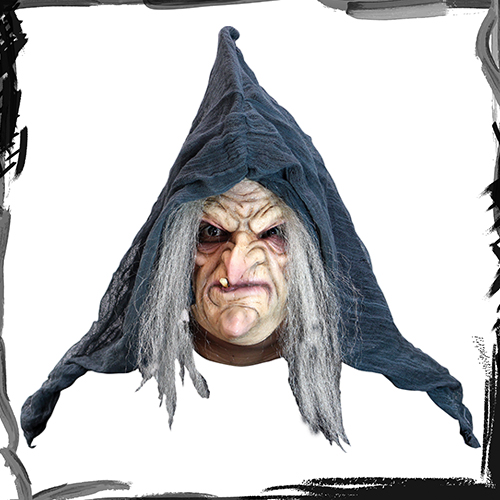 Ghoulish Productions Hermelinda Mask Scary Creepy Mask Halloween ماسک ترسناک لاتکسی جادوگر اتاق فرار اسکیپ روم هالووین
