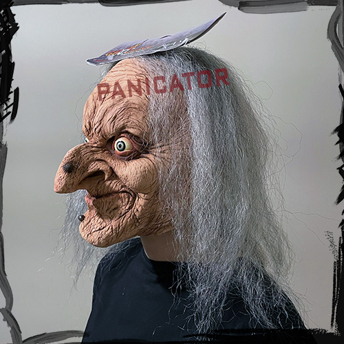 Ghoulish Productions Wanda The Witch Halloween Mask ماسک ترسناک جادوگر لاتکس اورجینال مکزیک 