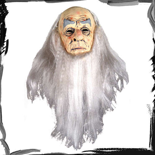 Mario Chiodo Wizard Mask Scary Creepy Halloween ماسک لاتکسی ترسناک پیرمرد جادوگر اتاق فرار اسکیپ روم هالووین