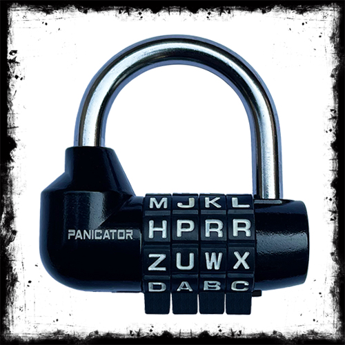 Panicator 4 Letter Combination Padlock  قفل ۴ حرفی حروفی پنیکاتور اتاق فرار اسکیپ روم