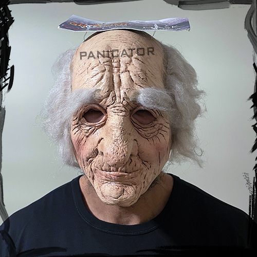 Ghoulish Productions Wrinkled Grandpa Sacry Creepy Mask Halloween ماسک ترسناک لاتکسی پیرمرد اتاق فراراسکیپ روم هالووین