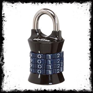 Master Lock 4 Digit Combination Padlock 1535D قفل ۴ عددی استوانه ای مسترلاک اتاق فرار اسکیپروم