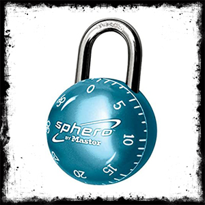 Master Lock 2075D Dial Combination Padlock قفل گاوصندوقی کروی مسترلاک