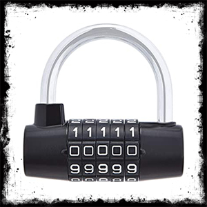 Amazon 5 Digit Combination Padlock  قفل ۵ عددی رقمی آمازون اتاق فرار اسکیپروم