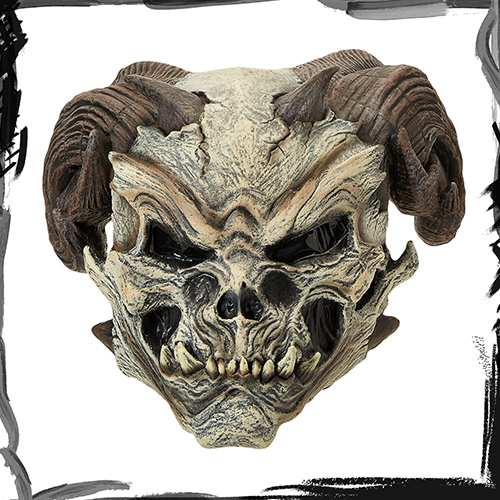 Rubie's Cave Man Mask Scary Creepy Halloween ماسک ترسناک دیو اتاق فرار اسکیپ روم هالووین