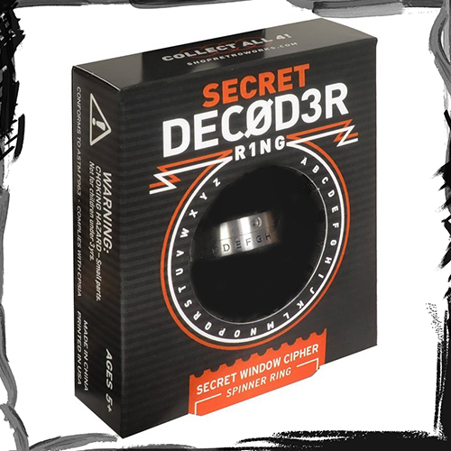 Secret Decoder Ring Escape Room Prop حلقه رمزگشا لوازم جانبی دکوری اتاق فرار اسکیپ روم هالووین