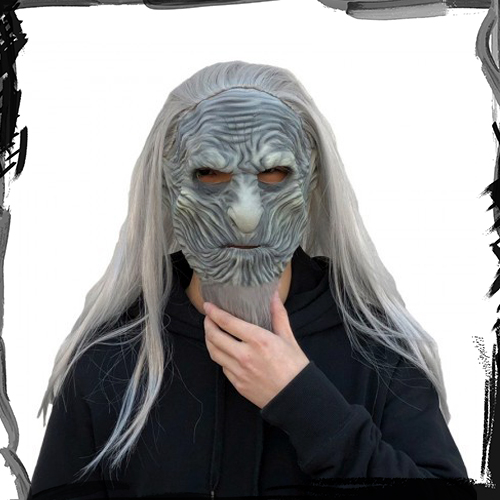 Ghost Mask Scary Creepy Halloween ماسک لاتکسی ترسناک روح اتاق فرار اسکیپ روم هالووین