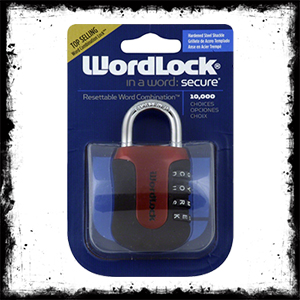 WordLock 4 Letter Padlock PL-096 قفل ۴ حرفی حروفی وردلاک اتاق فرار اسکیپ روم