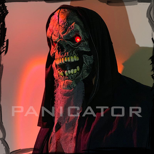 Devil LED Mask Scary Creepy Halloween ماسک لاتکسی ترسناک ال ای دی جن اتاق فرار اسکیپ روم هالووین