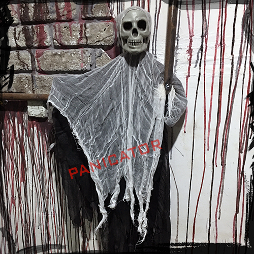 Hanging Skeleton Ghost Scary Creepy Halloween prop آویز ترسناک شبح اسکلت لوازم جانبی دکوری اتاق فرار اسکیپ روم هالووین