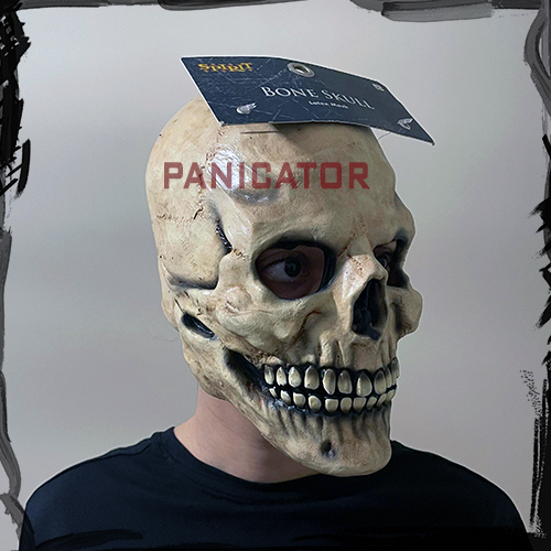 Head Bone Skull Mask Scary Creepy Halloween ماسک لاتکسی ترسناک جمجمه اسکلت اتاق فرار اسکیپ روم هالووین