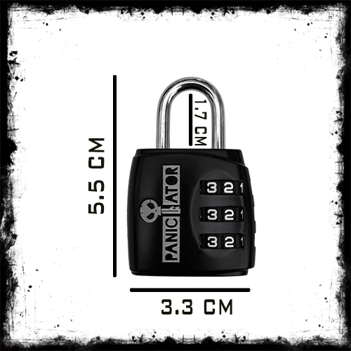 Panicator 3 Digit Padlock قفل ۳ عددی رقمی پنیکاتور اتاق فرار اسکیپروم