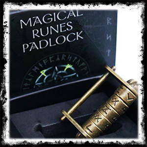 Escape Room Magical Runes PadLock قفل رمزی الفبای رونیک خاص طرح آنتیک اتاق فرار